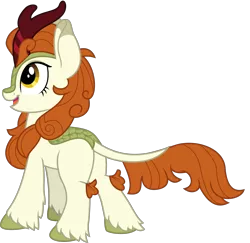 Size: 2175x2112 | Tagged: safe, artist:byteslice, artist:litrojia, derpibooru import, autumn blaze, kirin, .svg available, butt, collaboration, female, image, mare, open mouth, plot, png, simple background, smiling, solo, transparent background, vector