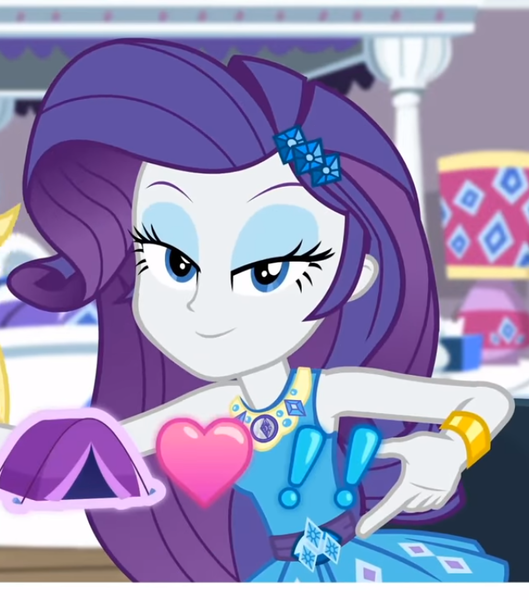 Size: 677x768 | Tagged: safe, derpibooru import, screencap, rarity, equestria girls, bedroom eyes, flirting, image, lidded eyes, looking at you, out of context, png, sexy, she knows