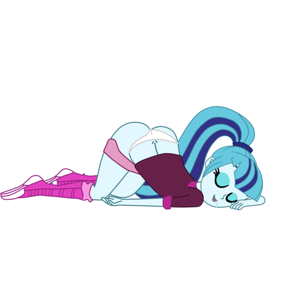 Size: 2952x2952 | Tagged: suggestive, artist:gmaplay, derpibooru import, sonata dusk, equestria girls, ass, ass up, butt, buu, clothes, cute, exposed, face down ass up, female, image, png, simple background, skirt, skirt pull, solo, sonata donk, sonatabetes, transparent background