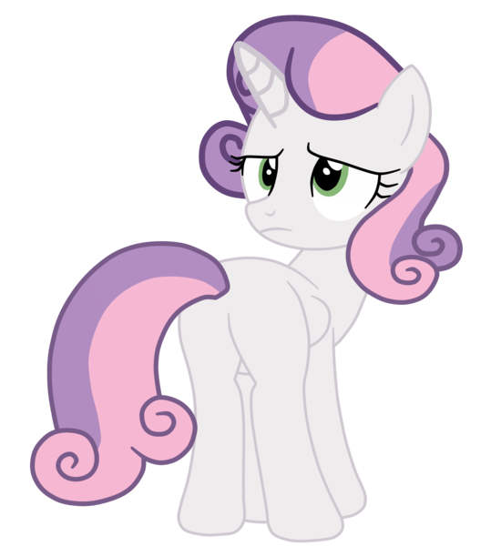 Size: 2665x2965 | Tagged: safe, artist:gmaplay, derpibooru import, sweetie belle, pony, unicorn, butt, image, older, older sweetie belle, png, solo, sweetie butt