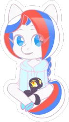 Size: 600x1065 | Tagged: safe, artist:up1ter, derpibooru import, oc, oc:azenet, oc:marussia, ponified, anthro, earth pony, pony, snake, braid, female, image, nation ponies, png, russia, simple background, solo, transparent background