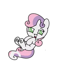 Size: 800x1000 | Tagged: safe, artist:whistle blossom, derpibooru import, sweetie belle, pony, unicorn, cute, diasweetes, female, filly, foal, frog (hoof), image, looking at you, png, simple background, smiling, smiling at you, solo, transparent background, underhoof