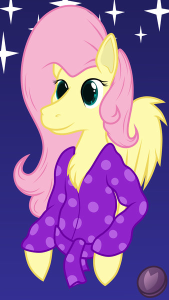 Size: 2880x5120 | Tagged: safe, artist:terminalhash, derpibooru import, fluttershy, pegasus, pony, clothes, image, night, png, solo