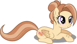 Size: 3222x1861 | Tagged: safe, artist:decprincess, derpibooru import, oc, oc:caramel heart, unofficial characters only, cat, pegasus, pony, beauty mark, cute, ear piercing, female, hair bun, image, lying down, mare, piercing, png, ponysona, simple background, smiling, solo, sparkling wings, tattoo, transparent background, vector