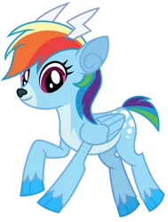 Size: 1024x1357 | Tagged: safe, artist:cloudyglow, artist:emeraldblast63, derpibooru import, idw, rainbow dash, deer, deer pony, original species, reindeer, spoiler:comicholiday2015, cute, dashabetes, idw showified, image, looking at you, png, reindeer dash, reindeerified, simple background, solo, species swap, transparent background, vector