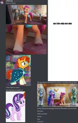 Size: 764x1202 | Tagged: safe, derpibooru import, screencap, izzy moonbow, starlight glimmer, sunburst, sunny starscout, earth pony, pegasus, pony, unicorn, my little pony: a new generation, spoiler:my little pony: a new adventure, ball, conspiracy, descendant, g5, hornball, image, izzy's tennis ball, png, tennis ball