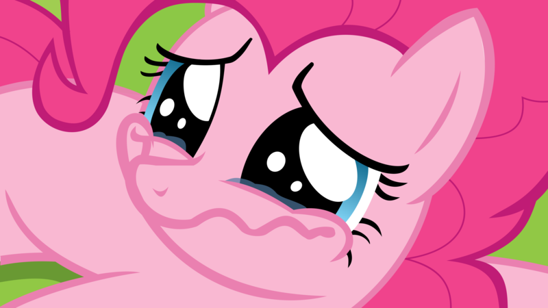 Size: 3266x1836 | Tagged: safe, artist:zeegaas, derpibooru import, screencap, pinkie pie, earth pony, pony, wonderbolts academy, crying, cute, diapinkes, female, happy, image, mare, png, puppy dog eyes, solo, tears of joy, wavy mouth