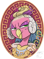 Size: 1201x1599 | Tagged: safe, artist:andypriceart, artist:koolfrood, derpibooru import, idw, princess eris, draconequus, spoiler:comic, image, png, smiling