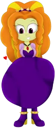 Size: 740x1715 | Tagged: suggestive, artist:girlsvoreboys, derpibooru import, adagio dazzle, equestria girls, belly, big belly, breasts, cleavage, disguise, disguised siren, fetish, floating heart, grin, heart, huge belly, image, png, predagio dazzle, simple background, smiling, squirming, transparent background, unknown prey, vore, willing prey, willing vore