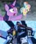 Size: 2254x2729 | Tagged: safe, derpibooru import, edit, edited screencap, screencap, fluttershy, rainbow dash, twilight sparkle, twilight sparkle (alicorn), alicorn, pegasus, pony, the ending of the end, angry, clash of hasbro's titans, comparison, female, image, male, open mouth, png, sad, starscream, transformers, transformers armada