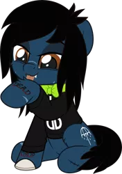 Size: 3524x5000 | Tagged: safe, alternate version, artist:jhayarr23, derpibooru import, part of a set, oc, ponified, ponified:oliver sykes, earth pony, pony, undead, unicorn, zombie, zombie pony, behaving like a cat, bone, bow, bring me the horizon, clothes, collar, commission, drop dead clothing, fangs, fluffy, grooming, happy, hoof licking, image, licking, lip piercing, long sleeves, male, piercing, png, scar, shirt, simple background, sitting, solo, stallion, stitches, tattoo, tongue out, transparent background, vector, ych result