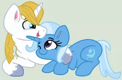 Size: 650x428 | Tagged: safe, artist:jadethepegasus, derpibooru import, prince blueblood, trixie, bluetrix, female, image, male, png, shipping, straight