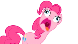 Size: 1366x768 | Tagged: safe, artist:cawinemd, derpibooru import, pinkie pie, earth pony, pony, too many pinkie pies, derp, derp face, female, image, mare, open mouth, pinkie frogmouth, png, simple background, solo, transparent background, vector