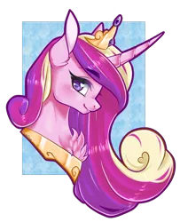 Size: 1500x1845 | Tagged: safe, artist:fuufuucuddles, derpibooru import, princess cadance, alicorn, pony, blushing, bust, chest fluff, cute, cutedance, ear fluff, female, heart eyes, image, mare, png, portrait, profile, simple background, smiling, solo, transparent background, wingding eyes