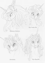 Size: 884x1250 | Tagged: safe, artist:leovictor, derpibooru import, oc, oc:nyx, alicorn, alicorn oc, horn, image, jpeg, wings