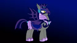 Size: 4320x2432 | Tagged: safe, artist:the double u, derpibooru import, bat pony, season 5, the cutie re-mark, alternate timeline, bat wings, beaked helmet, guard armor, image, jpeg, night guard, nightmare takeover timeline, royal guard, wings