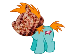 Size: 1890x1417 | Tagged: safe, derpibooru import, edit, editor:papacruda09, oc, oc:paty, unofficial characters only, pony, argentina, burger, creepy, disturbing, downvote bait, food, gross, hamburger, image, meat, meme, op is on drugs, paty, png, simple background, transparent background, why