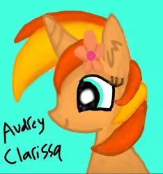 Size: 544x580 | Tagged: safe, artist:altersmay87, derpibooru import, oc, oc:audrey clarissa, unicorn, base used, flower, flower in hair, image, indonesia, png, smiling, solo