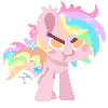 Size: 100x100 | Tagged: safe, artist:taligintou, derpibooru import, oc, oc:paper stars, angry, animated, cute, frown, gif, image, madorable, paperbetes, pixel art, shaking, simple background, transparent background