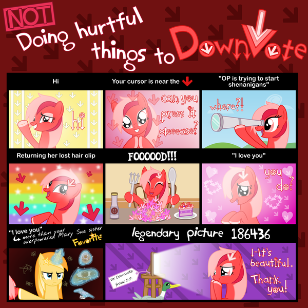 Size: 6969x6969 | Tagged: safe, artist:kmlp, derpibooru import, oc, oc:downvote, oc:favourite, ponified, alicorn, bird, duck, earth pony, mallard, pony, derpibooru, absurd resolution, cake, cute, derpibooru exclusive, derpibooru ponified, downvote's downvotes, food, grenade, gun, happy, heart, heyyeyaaeyaaaeyaeyaa, image, looking at you, magic, meta, not doing hurtful things to your waifu, ocbetes, op, pink background, png, puppy dog eyes, rainbow, shotgun, silverware, simple background, smiling, stool, syringe, telekinesis, telescope, unamused, waifu chart, weapon