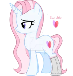 Size: 1280x1331 | Tagged: safe, artist:hate-love12, derpibooru import, oc, oc:starship, pony, unicorn, deviantart watermark, female, image, mare, obtrusive watermark, png, simple background, solo, transparent background, watermark