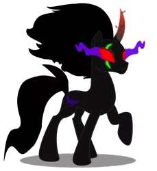 Size: 856x934 | Tagged: safe, artist:dragonchaser123, artist:venjix5, derpibooru import, king sombra, tempest shadow, pony, unicorn, blank eyes, colored horn, corrupted, curved horn, disembodied horn, eye scar, female, glowing scar, her body has been possessed by sombra, horn, image, mare, oh no, png, possessed, pretty pretty tempest, red eyes, scar, simple background, solo, sombra eyes, sombra's horn, tempest gets her horn back, tempest with sombra's horn, transparent background, well shit, xk-class end-of-the-world scenario