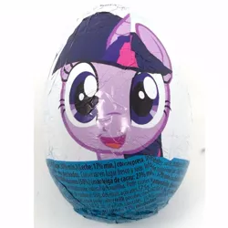 Size: 1000x1000 | Tagged: safe, derpibooru import, twilight sparkle, chocolate egg, image, jpeg, merchandise, pun, visual pun