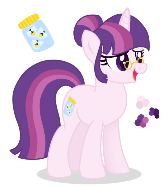 Size: 2700x3000 | Tagged: safe, artist:magicuniclaws, derpibooru import, oc, pony, unicorn, female, glasses, image, magical lesbian spawn, mare, offspring, parent:moondancer, parent:twilight sparkle, parents:twidancer, png, simple background, solo, transparent background