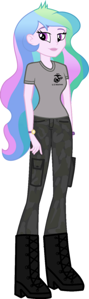 Size: 488x1639 | Tagged: safe, artist:edy_january, derpibooru import, princess celestia, equestria girls, call of duty, call of duty modern warfare, call of duty war.zone, image, marines, png, principal celestia, soldiers, solo, u.s marines, usmc, war.zone