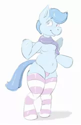 Size: 1480x2280 | Tagged: suggestive, artist:dayynield, derpibooru import, oc, oc:file folder, unofficial characters only, pegasus, pony, clothes, image, jpeg, male, scarf, simple background, socks, solo, striped socks, white background