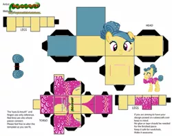 Size: 737x583 | Tagged: safe, derpibooru import, trapeze star, earth pony, original species, pony, craft, cubeecraft, image, papercraft, png