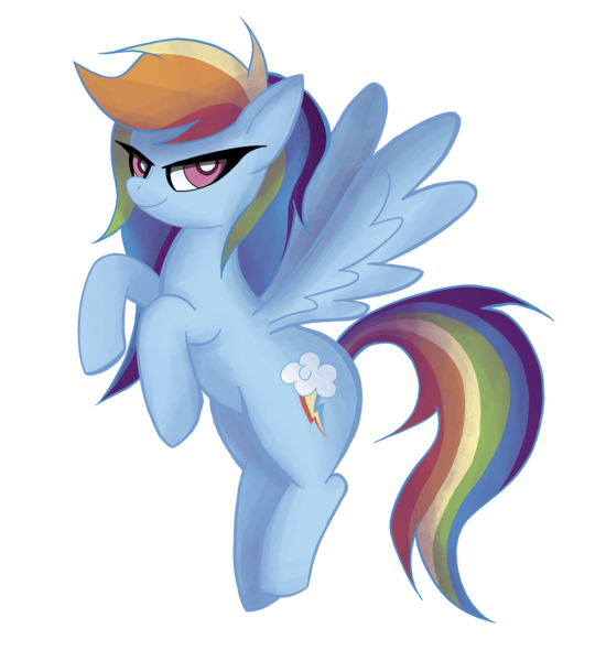 Size: 1710x1866 | Tagged: safe, alternate version, artist:insomniaqueen, derpibooru import, rainbow dash, pegasus, pony, background removed, eyelashes, female, image, mare, png, rearing, simple background, solo, transparent background