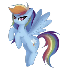 Size: 1710x1866 | Tagged: safe, alternate version, artist:insomniaqueen, derpibooru import, rainbow dash, pegasus, pony, background removed, eyelashes, female, image, mare, png, rearing, simple background, solo, transparent background
