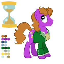 Size: 504x504 | Tagged: safe, artist:lissystrata, derpibooru import, doctor whooves, time turner, ponified, earth pony, pony, doctor who, eighth doctor, image, male, png, reference sheet, simple background, solo, stallion, the doctor, transparent background
