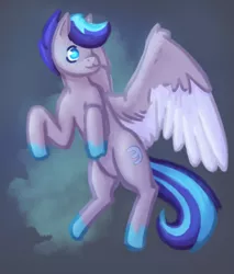 Size: 1566x1838 | Tagged: safe, artist:clarisetg, derpibooru import, oc, oc:aspen volare, unofficial characters only, pegasus, pony, :3, image, male, png, solo, stallion