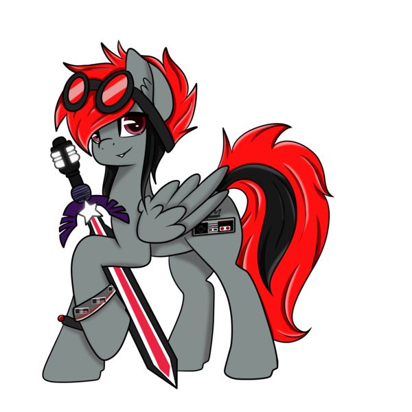 Size: 3000x3000 | Tagged: safe, artist:pastel-pony-princess, derpibooru import, oc, oc:serendypity, unofficial characters only, pegasus, pony, image, png, simple background, solo, sword, transparent background, weapon