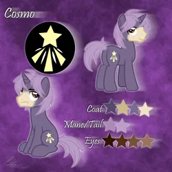 Size: 2000x2000 | Tagged: safe, derpibooru import, oc, oc:cosmo, image, png, reference sheet