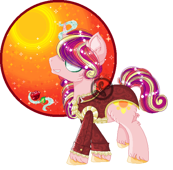 Size: 578x567 | Tagged: safe, artist:keeka-snake, derpibooru import, oc, unofficial characters only, pony, unicorn, image, magic, magical lesbian spawn, male, offspring, parent:princess cadance, parent:sunset shimmer, parents:sunsetdance, png, simple background, solo, stallion, transparent background