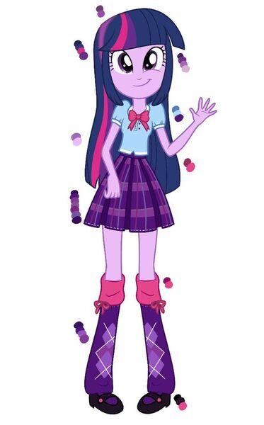 Size: 564x908 | Tagged: safe, artist:omnia_blair, derpibooru import, twilight sparkle, equestria girls, alternate costumes, argyle, bowtie, clothes, female, image, jpeg, leggings, plaid skirt, pleated skirt, simple background, skirt, solo, white background