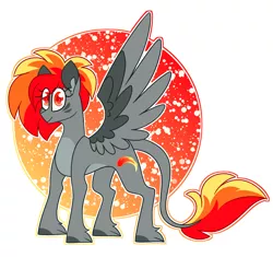 Size: 2933x2753 | Tagged: safe, artist:crazysketch101, derpibooru import, oc, oc:cinder burnside, unofficial characters only, pegasus, pony, image, png, simple background, solo, white background