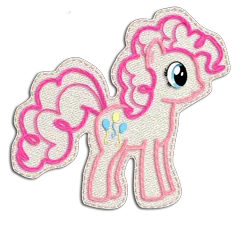 Size: 1200x1080 | Tagged: safe, artist:scootloops, derpibooru import, pinkie pie, pegasus, pony, crossover, female, image, kirby, kirby's epic yarn, mare, png, simple background, solo, style emulation, transparent background, yarn