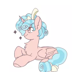 Size: 640x640 | Tagged: safe, artist:墓光, derpibooru import, cozy glow, alicorn, pony, alicornified, cozycorn, image, older, older cozy glow, png, race swap, solo