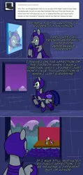 Size: 1280x2680 | Tagged: safe, artist:ladyanidraws, derpibooru import, oc, oc:pun, pony, ask pun, agent 707, ask, image, night guard, png, royal guard