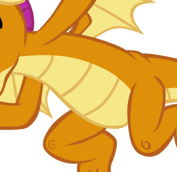 Size: 3762x3659 | Tagged: safe, artist:memnoch, derpibooru import, edit, vector edit, smolder, dragon, molt down, belly, cropped, dragoness, female, image, pictures of bellies, png, simple background, solo, transparent background, vector