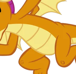 Size: 3762x3659 | Tagged: safe, artist:memnoch, derpibooru import, edit, vector edit, smolder, dragon, molt down, belly, cropped, dragoness, female, image, pictures of bellies, png, simple background, solo, transparent background, vector