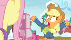 Size: 1280x720 | Tagged: suggestive, derpibooru import, edit, edited screencap, screencap, sound edit, applejack, fluttershy, holly the hearths warmer doll, best gift ever, animated, clothes, doctor eggman, earmuffs, female, i love being an expensive toy, image, meme, real-time fandub, scarf, snapcube, snow, sonic adventure 2, sonic the hedgehog (series), sweater, toy, twitter dot com, vulgar, webm