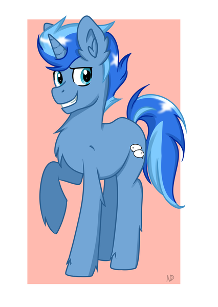 Size: 2350x3309 | Tagged: safe, artist:nightydream, derpibooru import, oc, pony, unicorn, image, male, png, raised hoof, solo, stallion