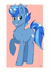 Size: 2350x3309 | Tagged: safe, artist:nightydream, derpibooru import, oc, pony, unicorn, image, male, png, raised hoof, solo, stallion