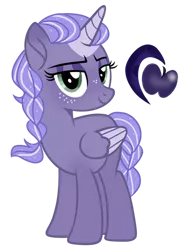 Size: 400x527 | Tagged: safe, artist:rose-moonlightowo, derpibooru import, oc, unofficial characters only, alicorn, pony, female, image, mare, png, simple background, solo, transparent background, two toned wings, wings