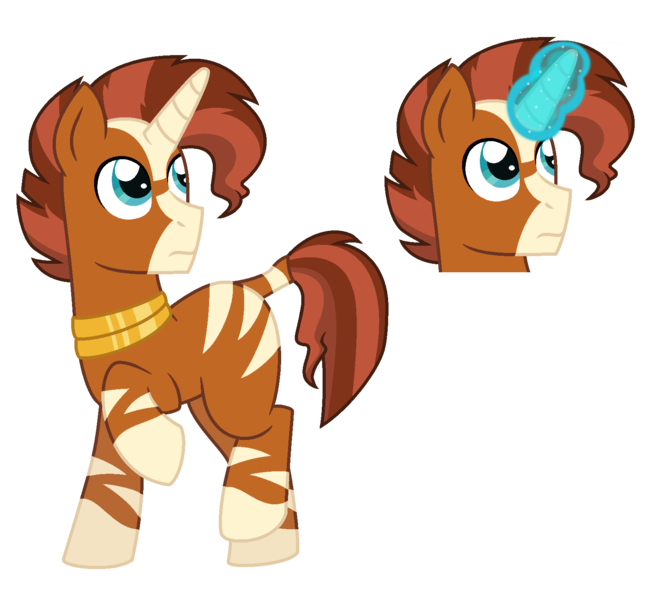 Size: 1631x1492 | Tagged: safe, artist:strawberry-spritz, derpibooru import, oc, unofficial characters only, hybrid, zebra, zebracorn, zony, image, male, parent:sunburst, parent:zecora, png, simple background, solo, stallion, transparent background